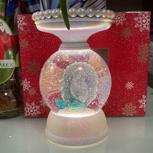 Bath & Body Works Accents Bbw Mermaid Pearl Globe Candle Holder